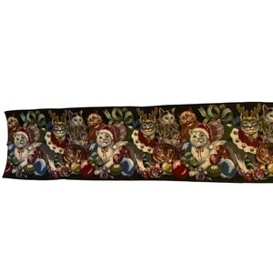 VINTAGE CATS & KITTENS CHRISTMAS Tapestry Whimsical Holiday Cat - Multicolor